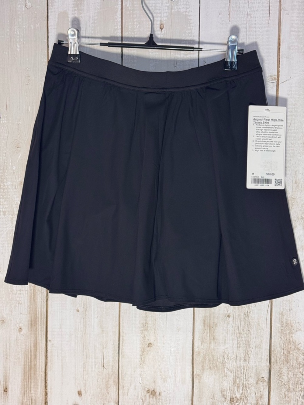 Lululemon Angled-Pleat High Rise Tennis Skirt 
Sz M